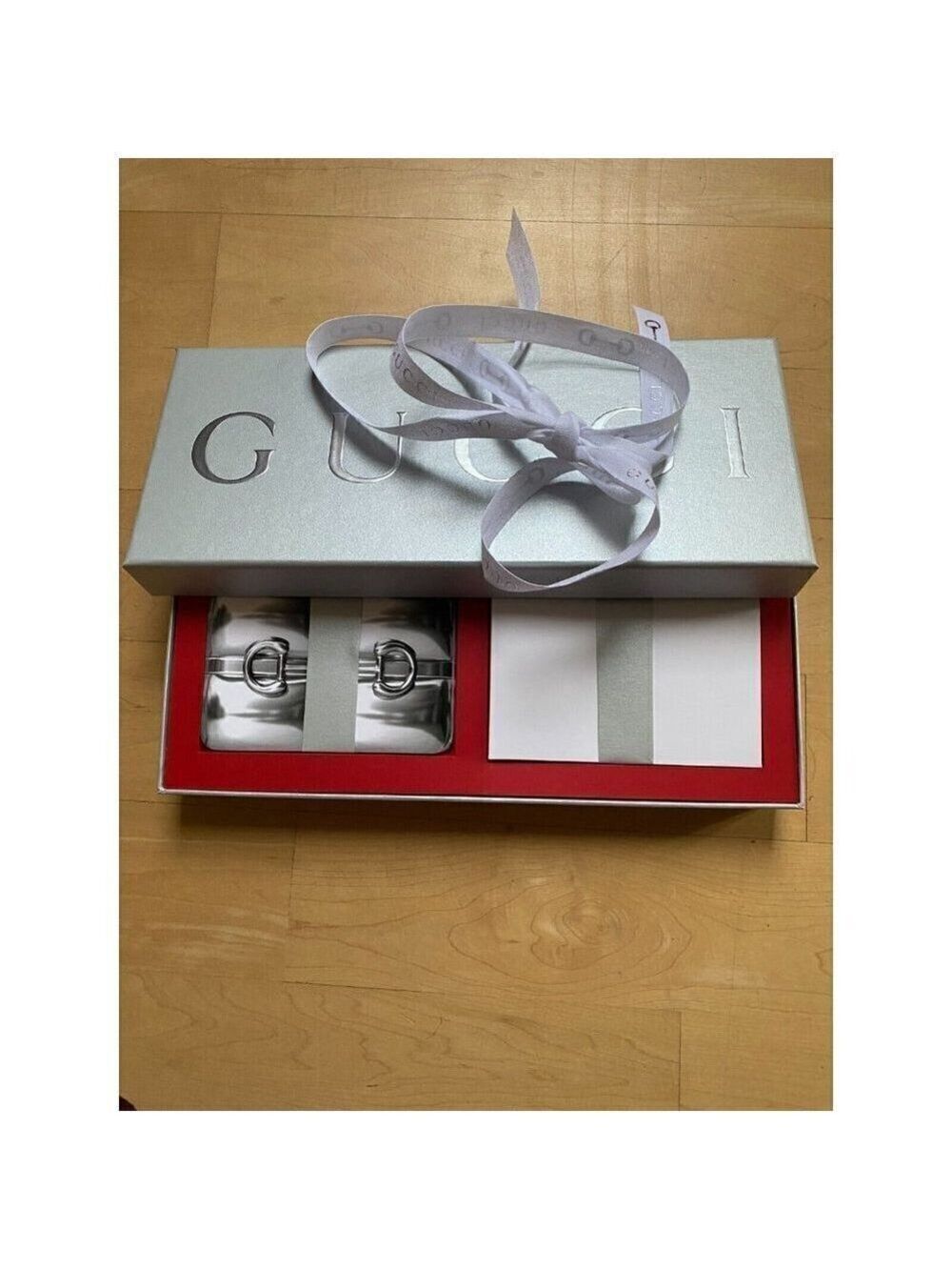 GUCCI "Happy Holidays" Gift Card Set Box storage includes 10 postcard/envelopes
